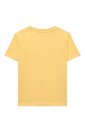 Детская хлопковая футболка POLO RALPH LAUREN желтого цвета, арт. 321832904 | Фото 2 (Материал внешний: Хлопок; Рукава: Короткие; Региональные ограничения белый список (Axapta Mercury): RU; Мальчики Кросс-КТ: Футболка-одежда; Ростовка одежда: 4 года | 104 см)