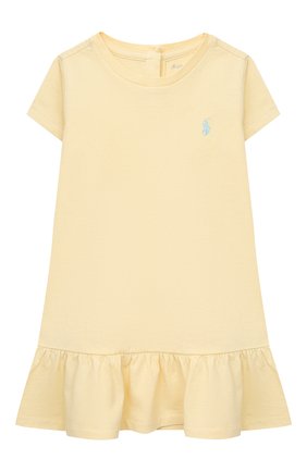 Женский комплект из платья и шорт POLO RALPH LAUREN желтого цвета по цене 5550 руб., арт. 310835081 | Фото 2 Женский комплект из платья и шорт POLO RALPH LAUREN желтого цвета, арт. 310835081 | Фото 2