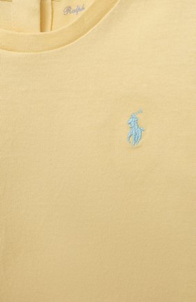Женский комплект из платья и шорт POLO RALPH LAUREN желтого цвета по цене 5550 руб., арт. 310835081 | Фото 4 Женский комплект из платья и шорт POLO RALPH LAUREN желтого цвета, арт. 310835081 | Фото 4