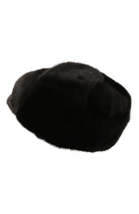 Мужская норковое кепи киприано FURLAND черного цвета по цене 59400 руб., арт. 0076802110156300000 | Фото 2 Мужская норковое кепи киприано FURLAND черного цвета, арт. 0076802110156300000 | Фото 2