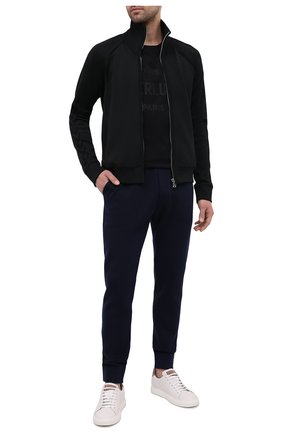 Мужские шерстяные джоггеры BERLUTI синего цвета по цене 123500 руб., арт. R19KTL33-001 | Фото 2 Мужские шерстяные джоггеры BERLUTI синего цвета, арт. R19KTL33-001 | Фото 2