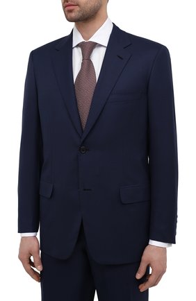 Мужской шерстяной костюм BRIONI темно-синего цвета по цене 451500 руб., арт. RAH00Y/P0A66/PARLAMENT0 | Фото 2 Мужской шерстяной костюм BRIONI темно-синего цвета, арт. RAH00Y/P0A66/PARLAMENT0 | Фото 2
