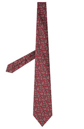 Мужской шелковый галстук ERMENEGILDO ZEGNA бордового цвета по цене 16550 руб., арт. Z9D12/18B | Фото 2 Мужской шелковый галстук ERMENEGILDO ZEGNA бордового цвета, арт. Z9D12/18B | Фото 2