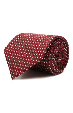 Мужской шелковый галстук ERMENEGILDO ZEGNA бордового цвета по цене 28350 руб., арт. Z9D12/18B | Фото 1 Мужской шелковый галстук ERMENEGILDO ZEGNA бордового цвета, арт. Z9D12/18B | Фото 1 (Принт: С принтом; Материал: Текстиль, Шелк)