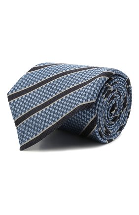 Мужской шелковый галстук ERMENEGILDO ZEGNA темно-синего цвета по цене 28350 руб., арт. Z9D11/18B | Фото 1 Мужской шелковый галстук ERMENEGILDO ZEGNA темно-синего цвета, арт. Z9D11/18B | Фото 1 (Принт: С принтом; Материал: Текстиль, Шелк)