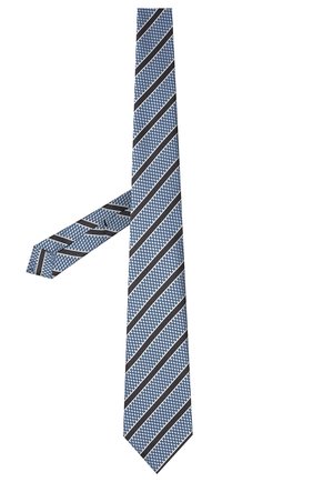 Мужской шелковый галстук ERMENEGILDO ZEGNA темно-синего цвета по цене 28350 руб., арт. Z9D11/18B | Фото 2 Мужской шелковый галстук ERMENEGILDO ZEGNA темно-синего цвета, арт. Z9D11/18B | Фото 2 (Принт: С принтом; Материал: Текстиль, Шелк)