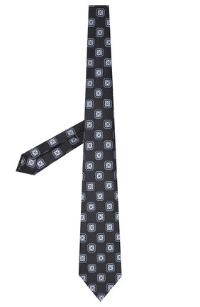 Мужской шелковый галстук ERMENEGILDO ZEGNA синего цвета по цене 28350 руб., арт. Z9D10/18B | Фото 2 Мужской шелковый галстук ERMENEGILDO ZEGNA синего цвета, арт. Z9D10/18B | Фото 2 (Принт: С принтом; Материал: Текстиль, Шелк)