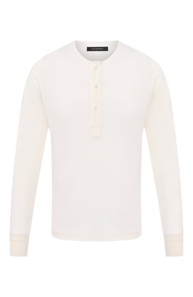Мужская лонгслив из хлопка и шелка ERMENEGILDO ZEGNA белого цвета по цене 63400 руб., арт. UW322/816 | Фото 1 Мужская лонгслив из хлопка и шелка ERMENEGILDO ZEGNA белого цвета, арт. UW322/816 | Фото 1