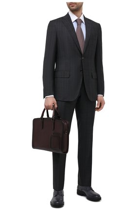Мужская кожаная сумка для ноутбука ERMENEGILDO ZEGNA бордового цвета по цене 199500 руб., арт. C1576W-LHC0R | Фото 2 Мужская кожаная сумка для ноутбука ERMENEGILDO ZEGNA бордового цвета, арт. C1576W-LHC0R | Фото 2