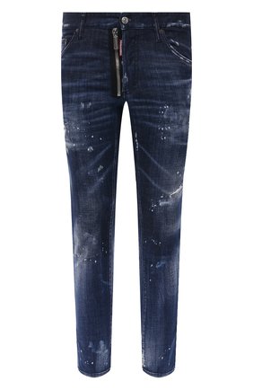 Мужские джинсы DSQUARED2 темно-синего цвета по цене 62300 руб., арт. S74LB0836/S30342 | Фото 1 Мужские джинсы DSQUARED2 темно-синего цвета, арт. S74LB0836/S30342 | Фото 1