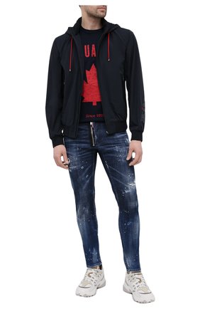 Мужские джинсы DSQUARED2 темно-синего цвета по цене 62300 руб., арт. S74LB0836/S30342 | Фото 2 Мужские джинсы DSQUARED2 темно-синего цвета, арт. S74LB0836/S30342 | Фото 2