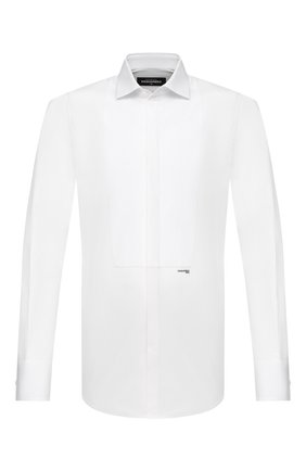 Мужская хлопковая сорочка DSQUARED2 белого цвета по цене 39950 руб., арт. S74DM0500/S42381 | Фото 1 Мужская хлопковая сорочка DSQUARED2 белого цвета, арт. S74DM0500/S42381 | Фото 1