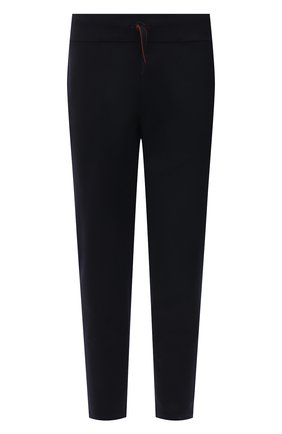 Мужские шерстяные брюки LORO PIANA темно-синего цвета, арт. FAL5983 | Фото 1 (Длина (брюки, джинсы): Стандартные; Материал внешний: Шерсть; Стили: Кэжуэл; Случай: Повседневный; Региональные ограничения белый список (Axapta Mercury): RU)
