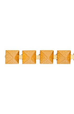 Женский пояс rockstud VALENTINO золотого цвета, арт. VW2T0V70/IDS | Фото 4 (Региональные ограничения белый список (Axapta Mercury): RU; Кросс-КТ: Тонкие; Материал: Металл)