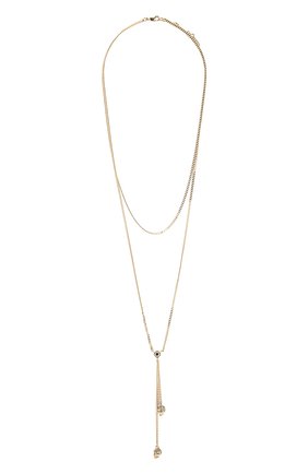 Женское колье ALEXANDER MCQUEEN золотого цвета по цене 36400 руб., арт. 550502/J160K | Фото 1 Женское колье ALEXANDER MCQUEEN золотого цвета, арт. 550502/J160K | Фото 1