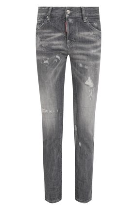 Женские джинсы DSQUARED2 серого цвета по цене 48700 руб., арт. S75LB0445/S30260 | Фото 1 Женские джинсы DSQUARED2 серого цвета, арт. S75LB0445/S30260 | Фото 1