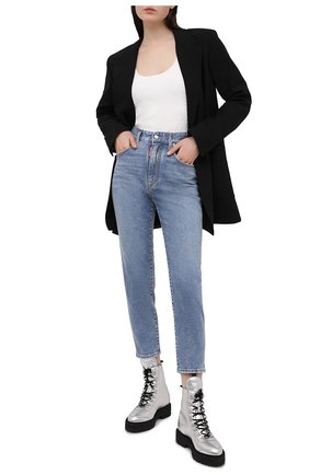 Женские джинсы DSQUARED2 голубого цвета по цене 43900 руб., арт. S75LB0470/S30595 | Фото 2 Женские джинсы DSQUARED2 голубого цвета, арт. S75LB0470/S30595 | Фото 2