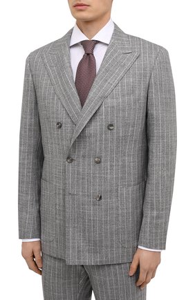 Мужской костюм из кашемира и шерсти KITON серого цвета по цене 841000 руб., арт. UA85K06T11 | Фото 2 Мужской костюм из кашемира и шерсти KITON серого цвета, арт. UA85K06T11 | Фото 2