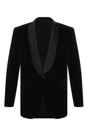 Мужской хлопковый пиджак BRIONI черного цвета по цене 446500 руб., арт. REQJ0M/P0041/VIRGILI0 | Фото 1 Мужской хлопковый пиджак BRIONI черного цвета, арт. REQJ0M/P0041/VIRGILI0 | Фото 1