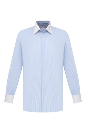 Мужская хлопковая сорочка BRIONI голубого цвета по цене 51800 руб., арт. RCBD0M/P004T | Фото 1 Мужская хлопковая сорочка BRIONI голубого цвета, арт. RCBD0M/P004T | Фото 1