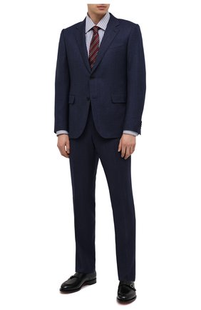 Мужская хлопковая сорочка BRIONI синего цвета по цене 54500 руб., арт. RCA20L/P005H | Фото 2 Мужская хлопковая сорочка BRIONI синего цвета, арт. RCA20L/P005H | Фото 2 (Случай: Формальный; Стили: Классический; Воротник: Кент; Рубашки М: Regular Fit; Рукава: Длинные; Материал внешний: Хлопок; Длина (для топов): Стандартные; Манжеты: На пуговицах; Принт: Полоска; Региональные ограничения белый список (Axapta Mercury): RU)
