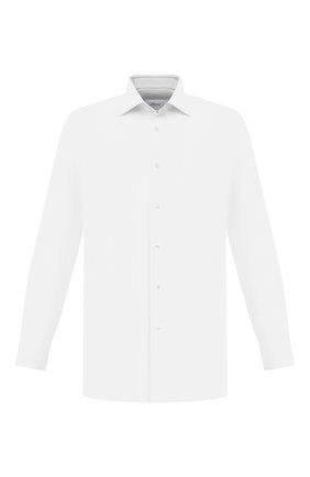 Мужская хлопковая сорочка BRIONI белого цвета по цене 54500 руб., арт. RCA100/P004Q | Фото 1