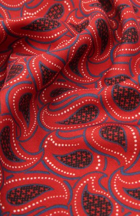 Мужской платок из хлопка и шелка ERMENEGILDO ZEGNA бордового цвета по цене 10600 руб., арт. Z9J22/38B | Фото 2 Мужской платок из хлопка и шелка ERMENEGILDO ZEGNA бордового цвета, арт. Z9J22/38B | Фото 2