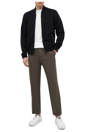 Мужская хлопковая футболка Z ZEGNA белого цвета по цене 16150 руб., арт. VW372/ZZ630E | Фото 2 Мужская хлопковая футболка Z ZEGNA белого цвета, арт. VW372/ZZ630E | Фото 2