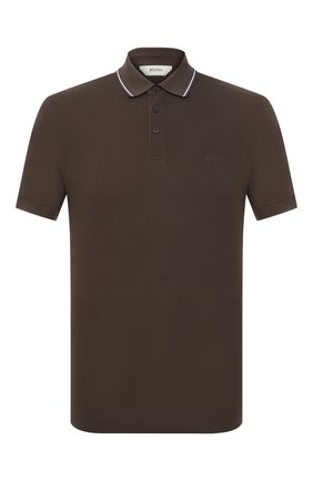Мужское хлопковое поло Z ZEGNA хаки цвета по цене 16950 руб., арт. VW360/ZZ661 | Фото 1 Мужское хлопковое поло Z ZEGNA хаки цвета, арт. VW360/ZZ661 | Фото 1