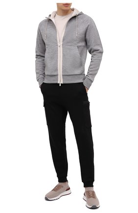 Мужской толстовка ERMENEGILDO ZEGNA светло-серого цвета по цене 128500 руб., арт. UW564/815 | Фото 2 Мужской толстовка ERMENEGILDO ZEGNA светло-серого цвета, арт. UW564/815 | Фото 2