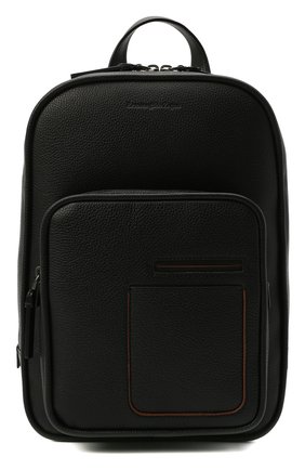 Мужской кожаный рюкзак ERMENEGILDO ZEGNA черного цвета по цене 135500 руб., арт. C1707W-LHDAI | Фото 1 Мужской кожаный рюкзак ERMENEGILDO ZEGNA черного цвета, арт. C1707W-LHDAI | Фото 1 (Материал: Натуральная кожа; Размер: large)