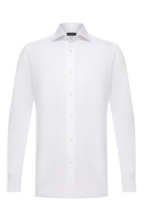 Мужская хлопковая сорочка ERMENEGILDO ZEGNA белого цвета по цене 28500 руб., арт. 903901/9MS4BA | Фото 1 Мужская хлопковая сорочка ERMENEGILDO ZEGNA белого цвета, арт. 903901/9MS4BA | Фото 1