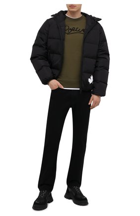 Мужская пуховая куртка DSQUARED2 черного цвета по цене 61750 руб., арт. S74AM1129/S53817 | Фото 2 Мужская пуховая куртка DSQUARED2 черного цвета, арт. S74AM1129/S53817 | Фото 2