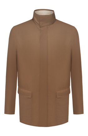Мужская куртка LORO PIANA коричневого цвета по цене 248500 руб., арт. FAI1016 | Фото 1 Мужская куртка LORO PIANA коричневого цвета, арт. FAI1016 | Фото 1 (Материал внешний: Синтетический материал; Кросс-КТ: Ветровка, Куртка; Стили: Кэжуэл; Материал подклада: Хлопок; Рукава: Длинные; Длина (верхняя одежда): До середины бедра)