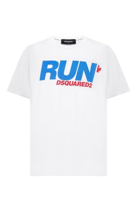 Мужская хлопковая футболка DSQUARED2 белого цвета по цене 21800 руб., арт. S74GD0785/S23852 | Фото 1 Мужская хлопковая футболка DSQUARED2 белого цвета, арт. S74GD0785/S23852 | Фото 1