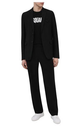 Мужская хлопковая футболка DSQUARED2 черного цвета по цене 22950 руб., арт. S74GD0834/S21600 | Фото 2 Мужская хлопковая футболка DSQUARED2 черного цвета, арт. S74GD0834/S21600 | Фото 2
