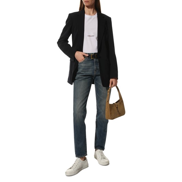 фото Кожаные кеды malibu saint laurent