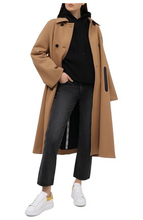Женские кожаные кеды xl sole ALEXANDER MCQUEEN желтого цвета по цене 39950 руб., арт. 650788/WHZ4K | Фото 2 Женские кожаные кеды xl sole ALEXANDER MCQUEEN желтого цвета, арт. 650788/WHZ4K | Фото 2