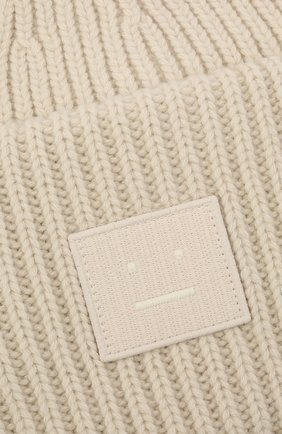 Женская шерстяная шапка ACNE STUDIOS кремвого цвета по цене 0 руб., арт. C40135/W | Фото 3 Женская шерстяная шапка ACNE STUDIOS кремвого цвета, арт. C40135/W | Фото 3 (Материал: Текстиль, Шерсть)