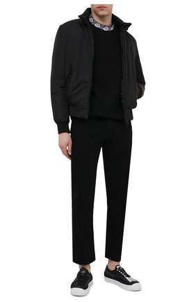 Мужской пуховый бомбер DSQUARED2 черного цвета по цене 61750 руб., арт. S79AM0013/S53817 | Фото 2 Мужской пуховый бомбер DSQUARED2 черного цвета, арт. S79AM0013/S53817 | Фото 2