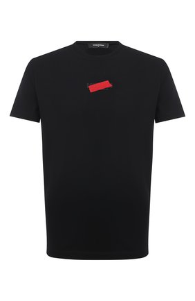 Мужская хлопковая футболка DSQUARED2 черного цвета по цене 20650 руб., арт. S74GD0804/S22427 | Фото 1 Мужская хлопковая футболка DSQUARED2 черного цвета, арт. S74GD0804/S22427 | Фото 1