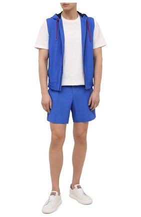 Мужские шорты KITON голубого цвета по цене 121500 руб., арт. UW0946V07T91 | Фото 2 Мужские шорты KITON голубого цвета, арт. UW0946V07T91 | Фото 2