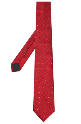 Мужской шелковый галстук ERMENEGILDO ZEGNA красного цвета по цене 19500 руб., арт. Z9D42/100 | Фото 2 Мужской шелковый галстук ERMENEGILDO ZEGNA красного цвета, арт. Z9D42/100 | Фото 2