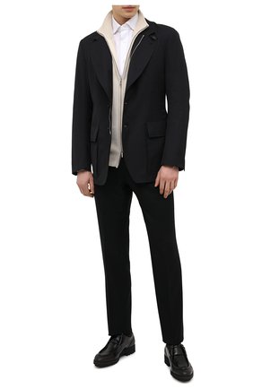 Мужская куртка TOM FORD темно-синего цвета по цене 212000 руб., арт. BW005/TF0420 | Фото 2 Мужская куртка TOM FORD темно-синего цвета, арт. BW005/TF0420 | Фото 2