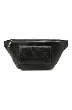Мужская кожаная поясная сумка GUCCI черного цвета по цене 94700 руб., арт. 645093/1W3CN | Фото 1 Мужская кожаная поясная сумка GUCCI черного цвета, арт. 645093/1W3CN | Фото 1