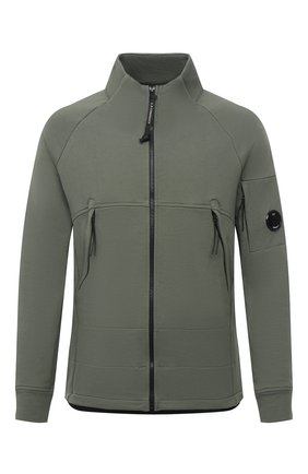 Мужской хлопковая толстовка C.P. COMPANY хаки цвета по цене 24050 руб., арт. 10CMSS054A-005086W | Фото 1 Мужской хлопковая толстовка C.P. COMPANY хаки цвета, арт. 10CMSS054A-005086W | Фото 1