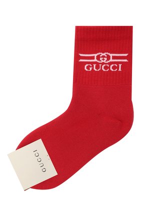 Детские хлопковые носки GUCCI красного цвета по цене 8345 руб., арт. 627636/4K428 | Фото 1 Детские хлопковые носки GUCCI красного цвета, арт. 627636/4K428 | Фото 1 (Материал: Текстиль, Хлопок; Региональные ограничения белый список (Axapta Mercury): RU; Кросс-КТ: Носки)