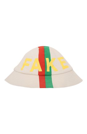 Детское комплект из комбинезона и панамы GUCCI белого цвета по цене 27100 руб., арт. 645499/XJC7Q | Фото 5 Детское комплект из комбинезона и панамы GUCCI белого цвета, арт. 645499/XJC7Q | Фото 5