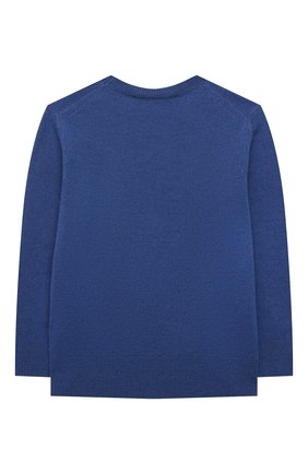 Детский шерстяной пуловер ACNE STUDIOS голубого цвета по цене 13250 руб., арт. D60012 | Фото 2 Детский шерстяной пуловер ACNE STUDIOS голубого цвета, арт. D60012 | Фото 2 (Девочки Кросс-КТ: Пуловер-одежда; Материал внешний: Шерсть; Рукава: Длинные; Региональные ограничения белый список (Axapta Mercury): RU; Ростовка одежда: 3 года | 98 см, 4 года | 104 см, 6 лет | 116 см, 8 лет | 128 см)