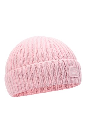 Детского шерстяная шапка ACNE STUDIOS розового цвета по цене 4995 руб., арт. D40006 | Фото 1 Детского шерстяная шапка ACNE STUDIOS розового цвета, арт. D40006 | Фото 1